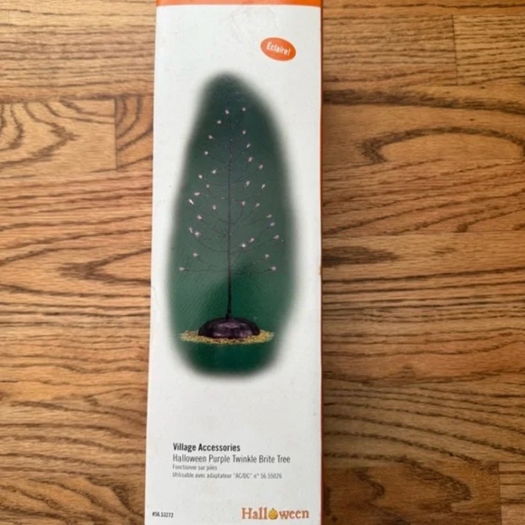 Department Dept 56 Halloween 2004 Purple Twinkle Bright Tree in Original Box #56 - Picture 1 of 2